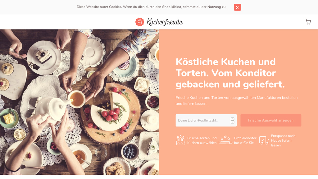 Kuchenfreude Online-Shop