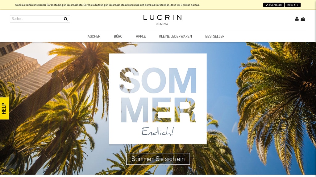 Lucrin Online-Shop