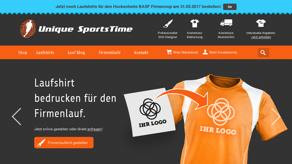 Unique SportsTime Online-Shop